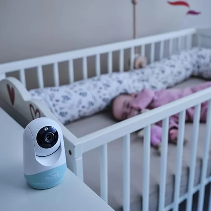 eta Video-Babyphone ETA Mimi, Babyphone-Kamera mit 300m Reichweite, Infrarot-Nachtmodus und 8 Schlafliedern – Bild 5