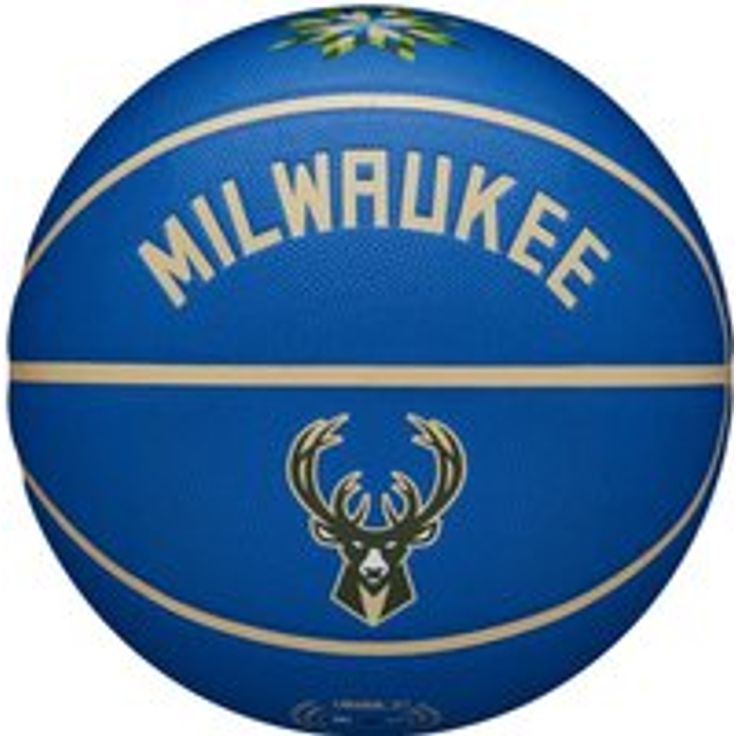 Wilson Basketball NBA Team City Collector Milwaukee Bucks, hervorragende Qualität und einfache Handhabung
