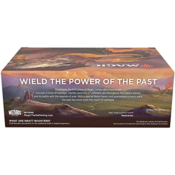 Wizards of the Coast Magic the Gathering Dominaria Remastered Draft-Booster Display (36) English, Nostalgic Journey through Dominaria's Timeless World, Classic Cards in New Aesthetic – Bild 7