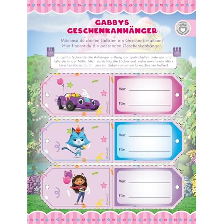 Panini Sticker Gabby's Dollhouse - 1001 Sticker - Stickern-Rätseln-Ausmalen – Bild 6