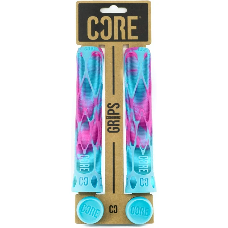 Core Action Sports Stuntscooter Core Pro Stunt-Scooter Griffe soft 170mm Refresher (Pink/Türkis) - Premium Lenkergriffe für Action-Sportarten – Bild 1