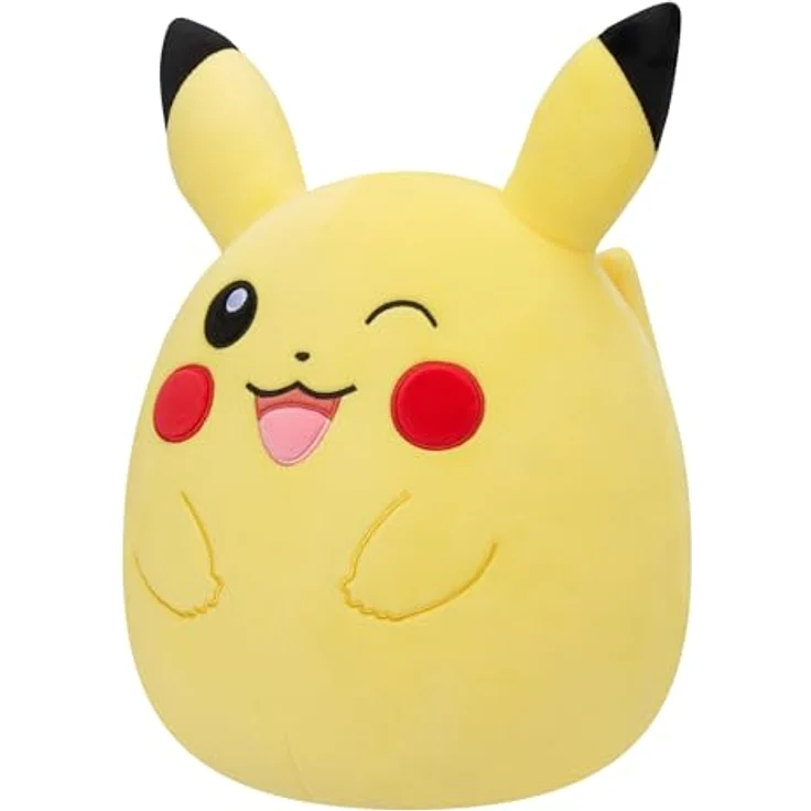 Bizak Squishmallow 63220042 Pokémon-Kissen, 35 cm, weiches Plüschtier von Pikachu, offiziell lizenziert – Bild 3