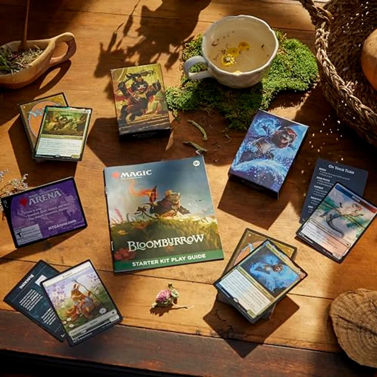 Wizards of the Coast Magic: The Gathering Bloomburrow-Einsteigerpaket, 2 spielfertige Decks mit 60 Karten, für 2 Spieler ab 13 Jahren, deutsche Version – Bild 3