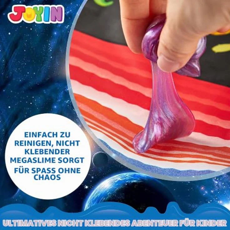 JOYIN Galaxy Slime Tasse Party Favors, 36 Pack Fluffy Schleim, nicht klebend, sicher für Kinder, ideale Klassenzimmer Belohnung – Bild 3