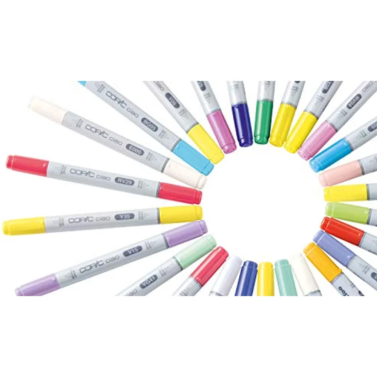 Copic COPIC Ciao Marker RV - 34, Dark Pink, vielseitiger Layoutmarker mit dualem Spitzensystem, schnelltrocknend und umweltfreundlich – Bild 4