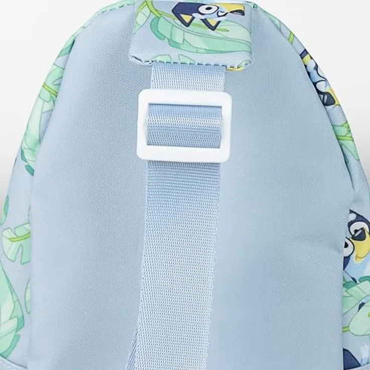 Bluey Kindergartentasche, Kinderrucksack Schultertasche, blau, aus robustem Polyester, verstellbare Riemen, handliche Größe 13x23x7 cm – Bild 8