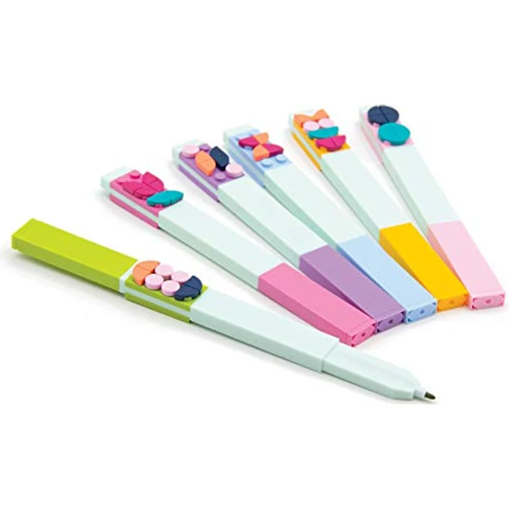 Lego DOTS 6er-Pack Marker mit schnell trocknender Tinte - Innovative Malwerkzeuge für angehende Lego Künstler - Preisvergleich – Bild 4