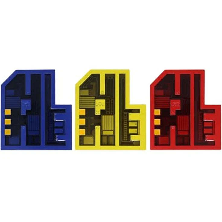 FaNaTtik Doom 30th Anniversary Pixel Key Set of 3 - Offiziell lizenziertes DOOM Merchandise, limitiert auf 1993 weltweit, nummeriert, inklusive 3 Metall-Schlüsselkarten in allen 3 Farben, mit Geschenkbox und Präsentationsständer – Bild 2