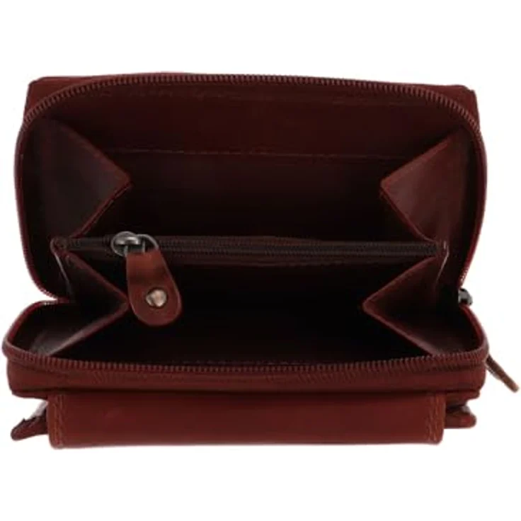 MUSTANG Geldbörse Udine leather wallet top opening, im praktischen Format, braun – Bild 5