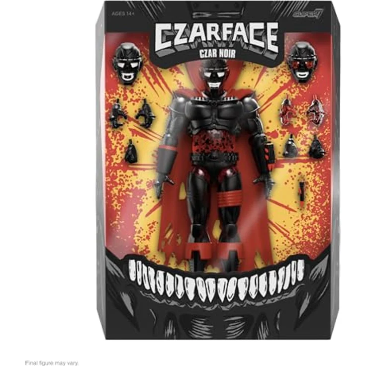 Super7 Czarface ULTIMATES! Wave 02, Actionfigur Czar Noir mit austauschbaren Köpfen, Händen und Zubehör, 17,8 cm – Bild 2