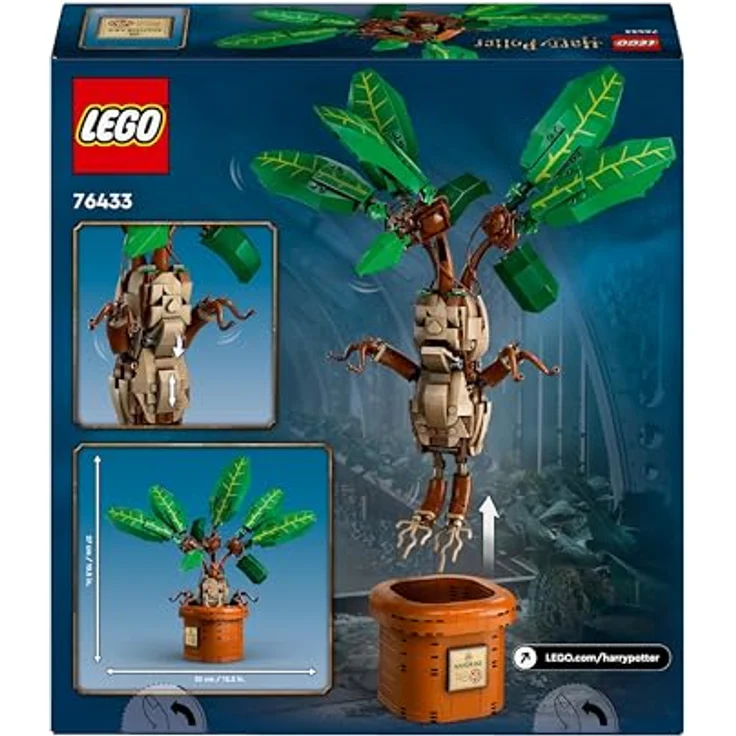 LEGO® Konstruktionsspielsteine Zaubertrankpflanze: Alraune (76433), LEGO Harry Potter™, (579 St), Made in Europe – Bild 10