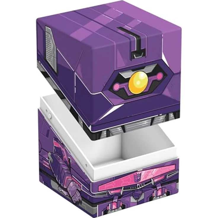Squaroes SQR100233 - Squaroes Squaroe Transformers TR007 - Shockwave - Deckbox für bis zu 100 Karten, umweltfreundlich, robust und vollflächig bedruckt – Bild 6