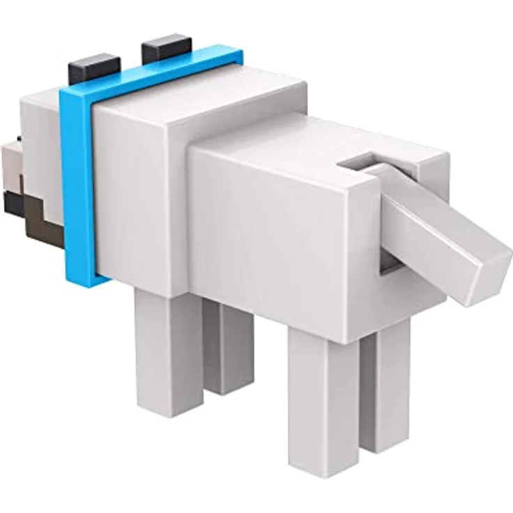 Mattel Minecraft HFC30 - Actionfigur Wolf zum Selberbauen (8 cm), 1 Portalteil und Zubehörteil, Spielzeug Geschenk zum Sammeln für Fans und Kinder ab 6 Jahren – Bild 6