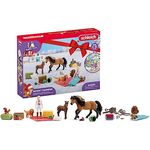 schleich 98982 Adventskalender 2023 HORSE CLUB, ab 5 Jahren, HORSE CLUB - Spielset, 24 Teile