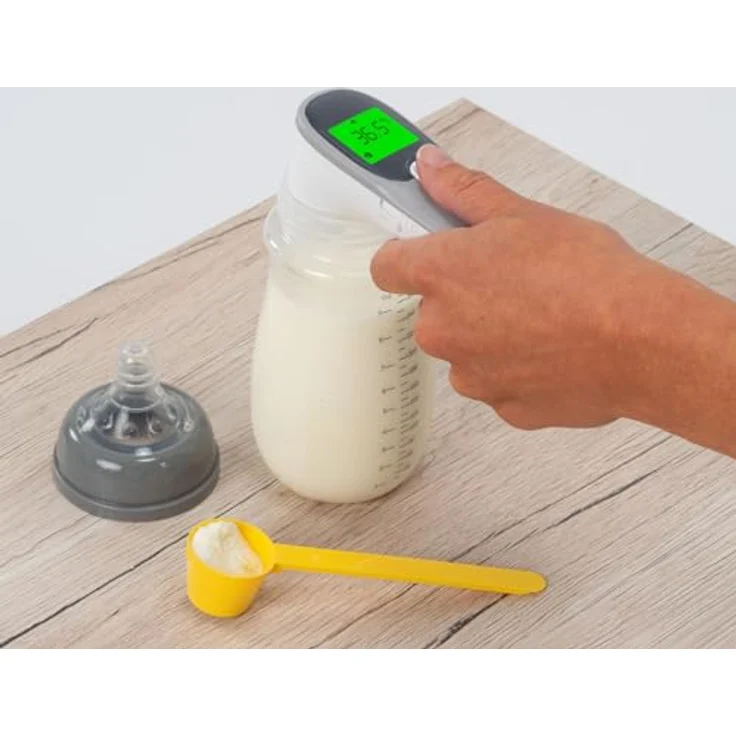 Reer Infrarot-Thermometer, Körpertemperaturmessung für Ohr und Stirn, mit Babymodus und beleuchtetem Display – Bild 4