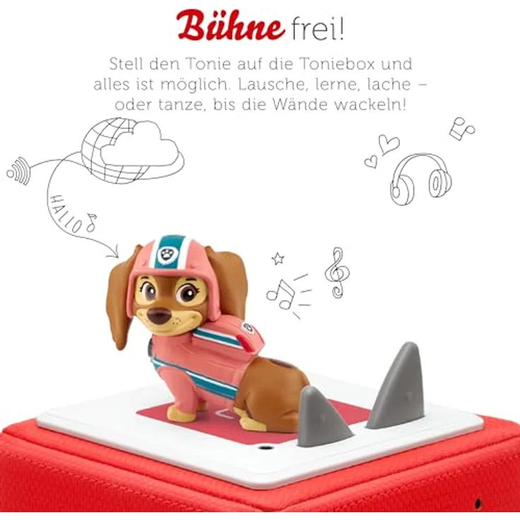 tonies Hörfiguren für Toniebox, PAW Patrol – Liberty, Hörspiel mit 3 Geschichten für Kinder ab 3 Jahren, Spielzeit ca. 50 Minuten – Bild 2