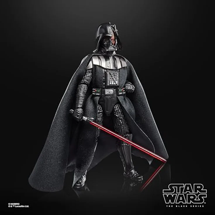 Star Wars The Black Series Darth Vader (Duel's End) Action-Figur, 15 cm mit Lichtschwert und textilem Umhang – Bild 5