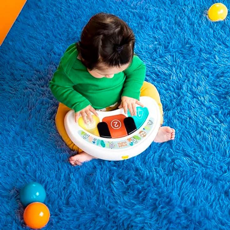 Bright Starts, Tiny Trek 2-in-1 Baby Aktivität Lauflernhilfe mit Spielzeugstation, verstellbarer Höhe und leicht faltbarem Rahmen, Dschungel Ranken Alter 6 Monate+ – Bild 5