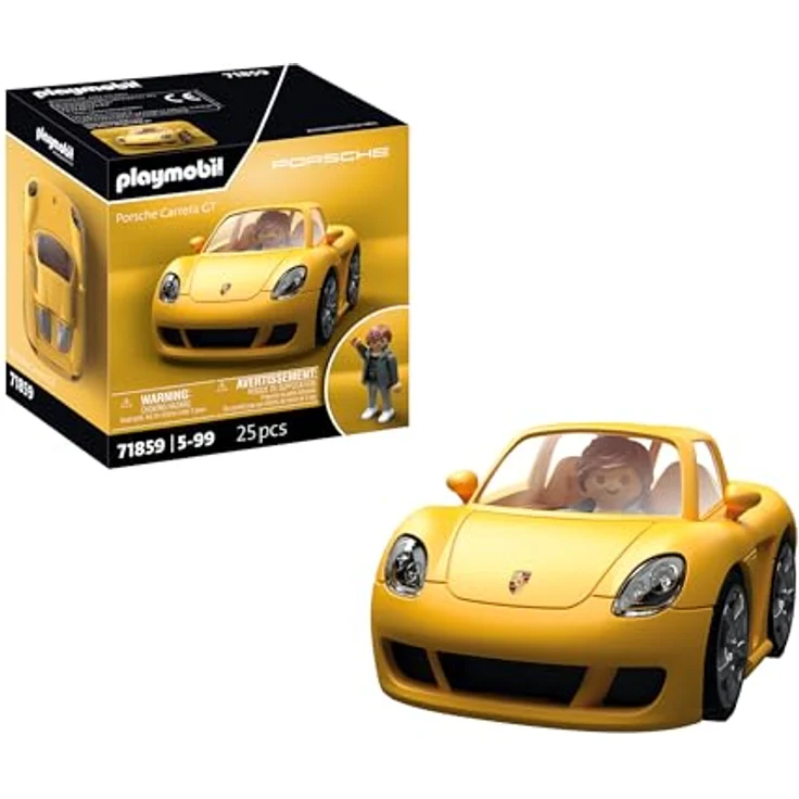 PLAYMOBIL Porsche Carrera GT, Modellauto mit Fahrer-Figur für Erwachsene & Kinder, detailgetreues Design, 71859 – Bild 1