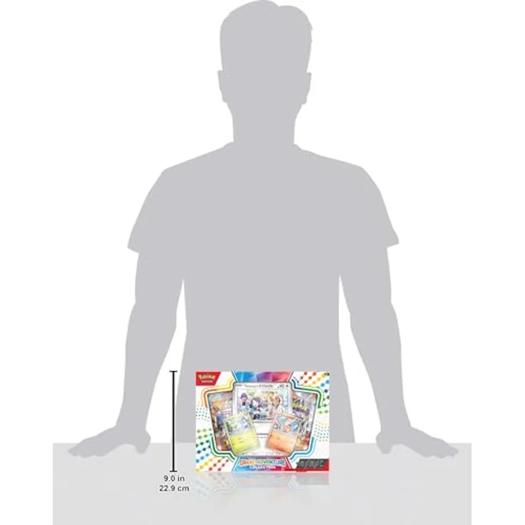 Pokémon TCG: Grand Adventure Collection, Sammelkarten Set mit 2 Folien-Promo-Karten (Sprigatito, Fuecoco) und 1 übergroßen Folien-Promo-Karte (Terapagos & Friends) sowie 4 Boosterpacks – Bild 4