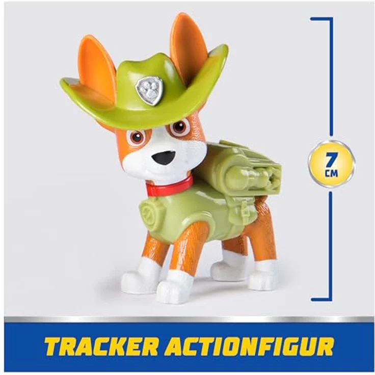 Spin Master PAW Patrol Spielzeug-Auto Tracker, Dschungel-Jeep aus recyceltem Material mit Spielfigur, ca. 7 cm – Bild 3
