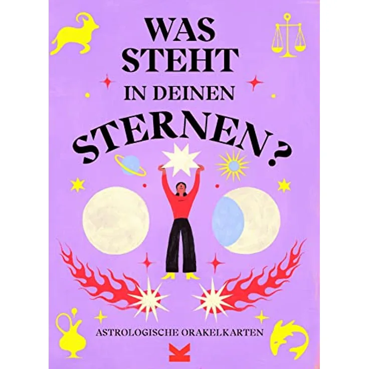 Laurence King was Steht in deinen Sternen?: Astrologische Orakelkarten