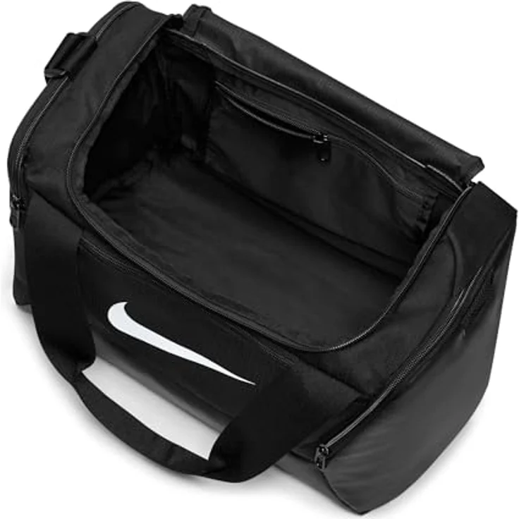 Nike Sporttasche Brasilia - Sporttasche (XS, 25 l) - Schwarz/Weiß - Mit separatem Fach für Schuhe und verschwitzte Kleidung – Bild 6