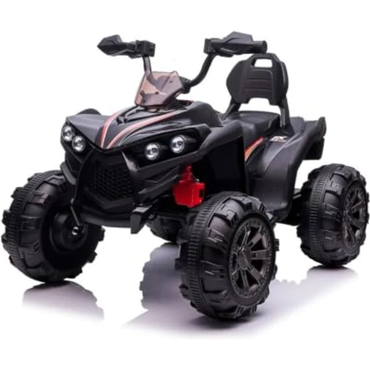 Chipolino Kinder Elektroquad ATV FX Sport, 2 Motoren, MP3-Anschluss, integrierte Beleuchtung, schwarz – Bild 2