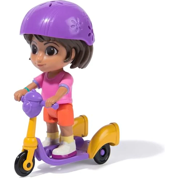 DORA Abenteuer Pack mit Eichhörnchen Tico, Mini-Spielset mit 2 Figuren (ca. 9 cm) und Roller für fantasievolles Spielen, für Kinder ab 3 Jahren – Bild 4