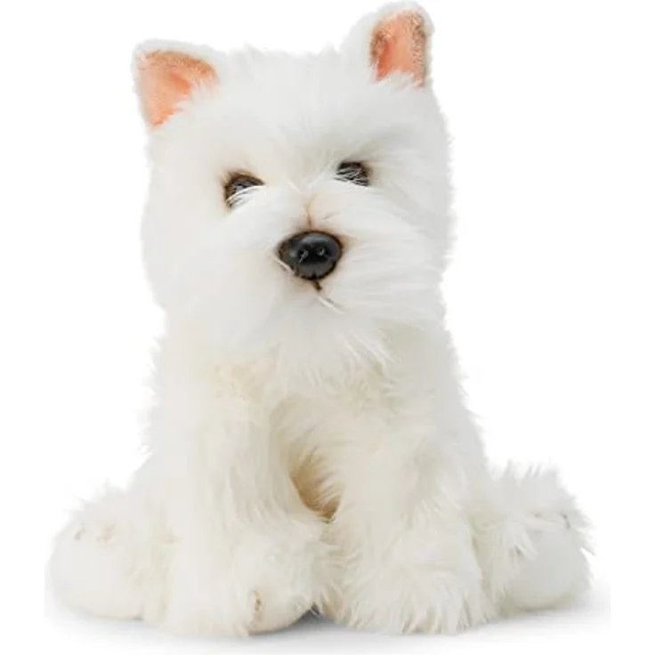 Animigos World of Nature Westie Dog, 26 cm hoch, realistische Details, umweltfreundlich – Bild 1