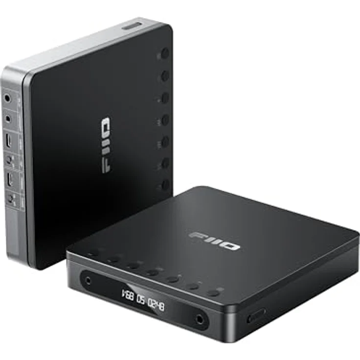 FiiO DM13, tragbarer Stereo-CD-Player mit USB-Ripping, optischen/koaxialen Ausgängen, ausdauerndem Akku, schwarzes Bluetooth – Bild 4