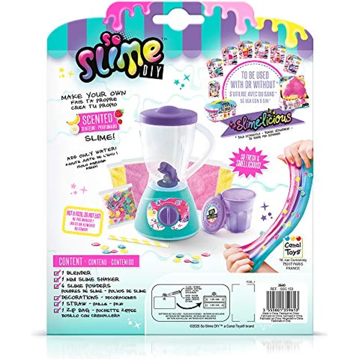 Canal Toys So Slime - Milkshake Maker, Kreativset zum Mischen von duftenden SLIME-Smoothies – Bild 7