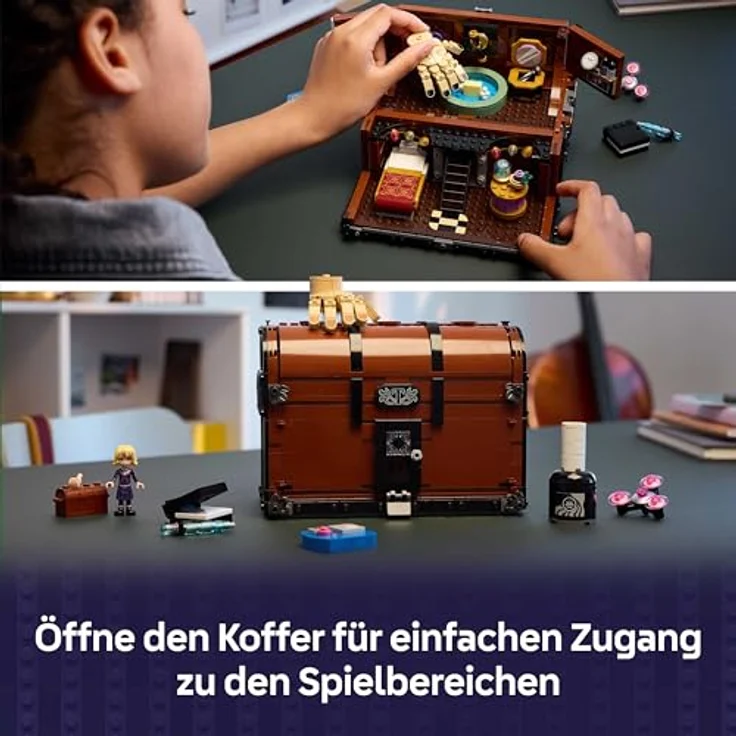 LEGO Wednesday - Die Wohnung des Eiskalten Händchens, Spielset mit Enid Minifigur & Händchen Figur, Kofferwohnung zum Bauen, geeignet für Jungen & Mädchen ab 10 Jahren, 76785 – Bild 3