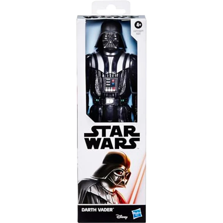Hasbro Star Wars Darth Vader Titan Hero Series Figur, 30 cm groß mit rotem Lightsaber, grau – Bild 4