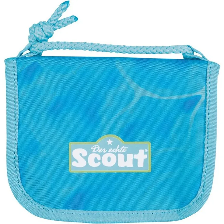 Scout Brustbeutel Water Lily, praktischer Kinder-Brustbeutel mit Klarsichtfach und Schlüsselring, scheuer- und reißfestes Polyestergewebe