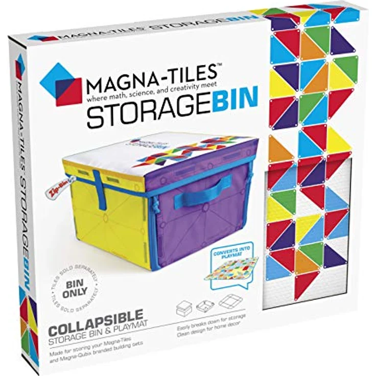 Magna-Tiles Storage Bin and Interactive Play-Mat – Bild 1