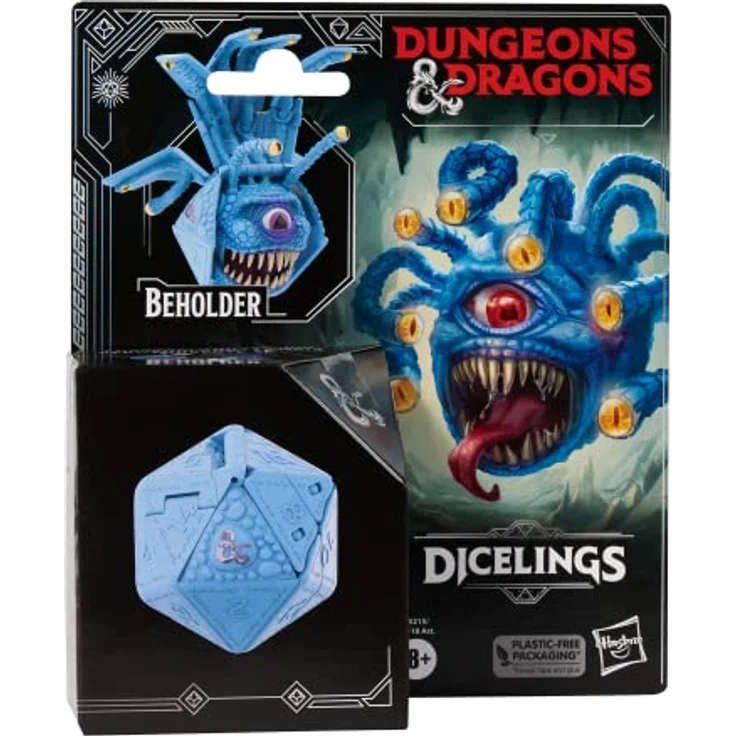 Dungeons & Dragons Dicelings Blauer Betrachter, D&D Drachenspielzeug zum Sammeln, Action-Figur – Bild 1