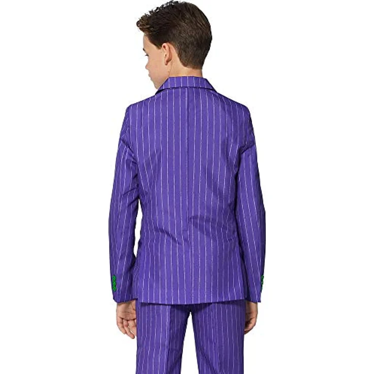 Suitmeister Jungenkostüm - The Joker DC Character - Halloween Party Anzug - Lila, Tailliert & Slim Fit – Bild 2