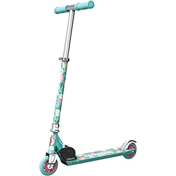 Razor A Kick Scooter Teal Paradise Sonderedition, Tretroller für Kinder ab 5 Jahren – Bild 1