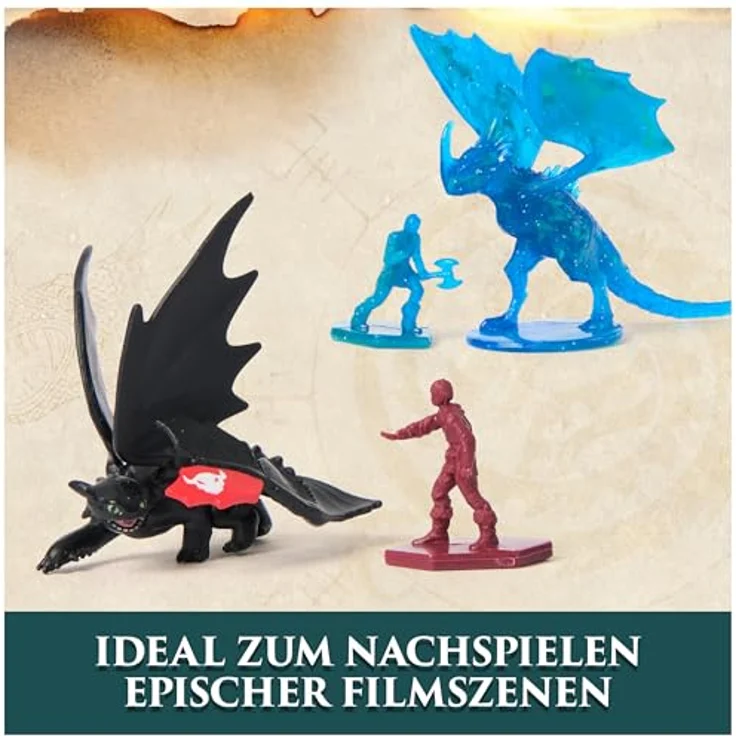 DreamWorks Dragons, Drachenzähmen leicht gemacht - Trial of Flame, Drachen-Arena Spielset mit Feuerturm, 2 Drachen- und 2 Wikingerfiguren, Rollenspiel für Kinder ab 4 Jahren – Bild 4