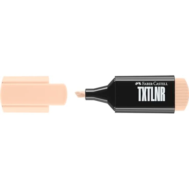 Faber-Castell Textmarker TXTLNR Pastell, 4er Set mit langlebiger Keilspitze, Strichstärke 1-3 mm, nachfüllbar, wasserbasierte Tinte – Bild 2