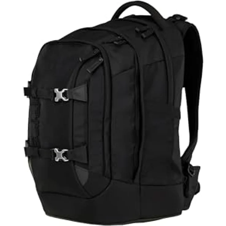 Satch Satch Pack Schulrucksack, 4-fach Frontloops für individuelle SWAPS, Nordic Black – Bild 2
