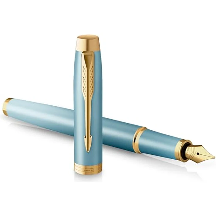 Parker Pen Parker IM Writing Rituals Füllfederhalter, metallisches Satin-Finish, grün (Türkis) – Bild 1