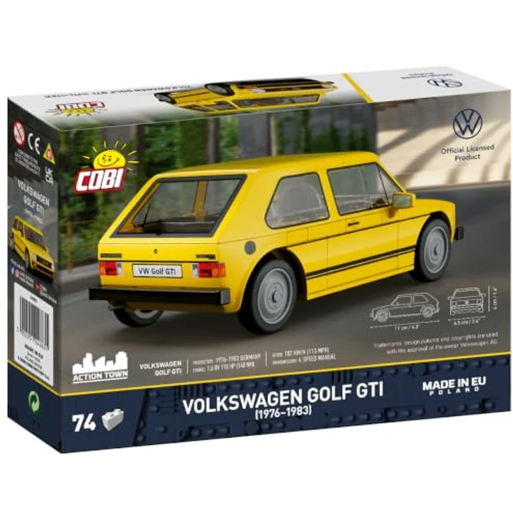 COBI Volkswagen Golf GTI, Modellfahrzeug mit leicht verständlicher Anleitung – Bild 5