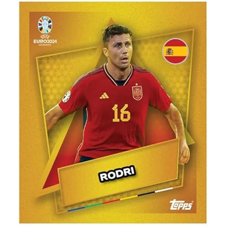 Topps Official EURO 2024 Sticker Collection, Komplettbox mit 100 Päckchen (600 Sticker), farbenfrohes Design und doppelte Sticker Display Box – Bild 6