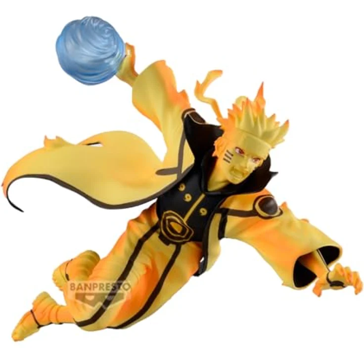 Banpresto Naruto Uzumaki Naruto Shippuden BP29397P Actionfigur, 17 cm, aus PVC, handgefertigt, mehrfarbig, inkl. Basisständer – Bild 2