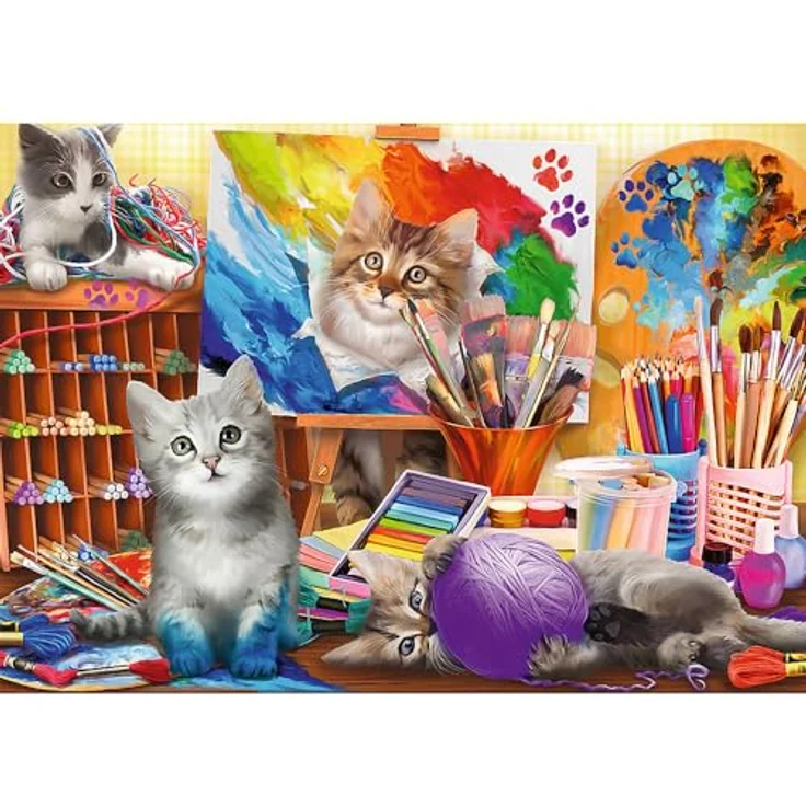 Trefl 2in1 Puzzle: Die Kunst der Malerei, 2 x 500 Teile Set, umweltfreundlich, für Erwachsene und Kinder ab 10 Jahren – Bild 2