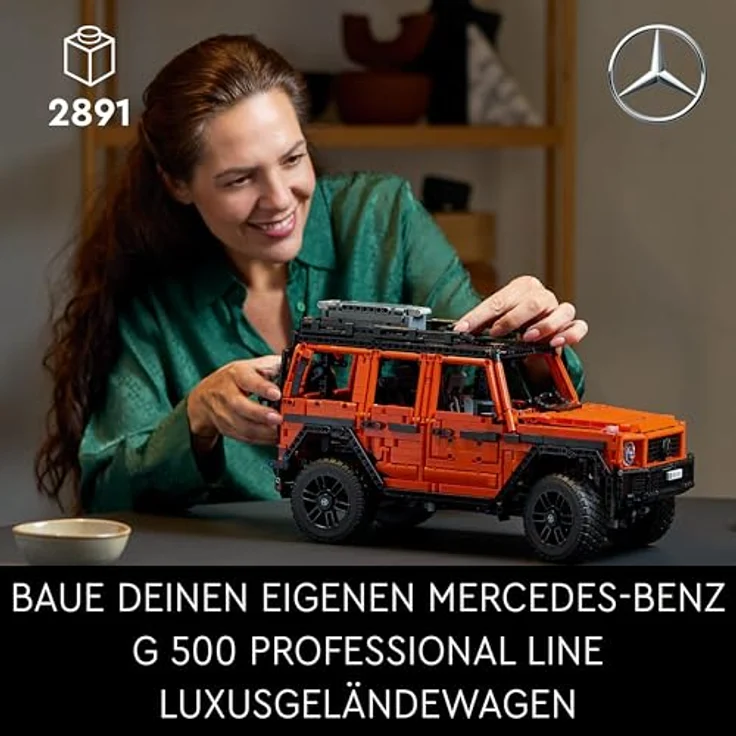 LEGO® Konstruktionsspielsteine Mercedes-Benz G 500 PROFESSIONAL Line (42177), LEGO Technic, (2891 St), Made in Europe – Bild 6