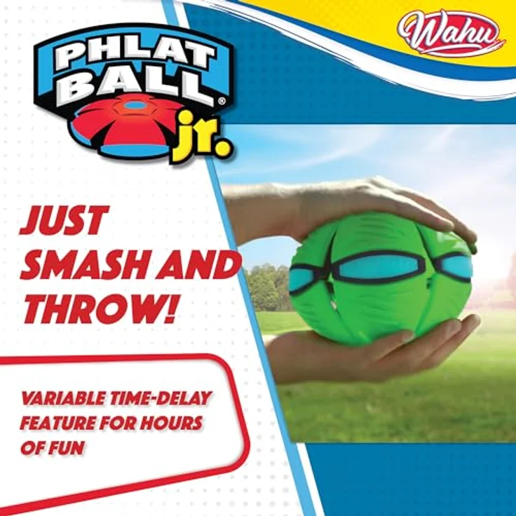 Phlat Ball Wahu Junior Grün. Frisbee. Outdoor Spielzeug. Bälle. Spiele. Reisespiele. Wurfspiele. Frisbee Kinder. Ball Kinder – Bild 6