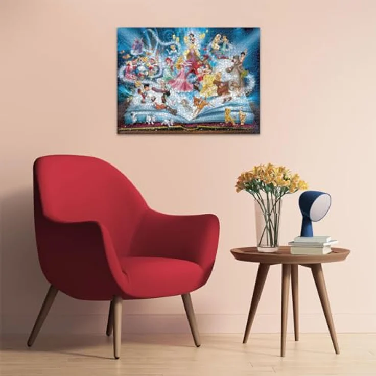 Ravensburger Puzzle 12000710 - Disney's magisches Märchenbuch - 1500 Teile Puzzle für Erwachsene und Kinder ab 14 Jahren, Disney Puzzle, Disney Geschenke, bunte Landschaftsmotive, reflexfreies Puzzlebild, recycelte Pappe – Bild 5